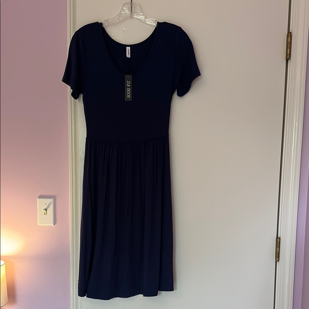 DB Moon Navy Knit Dress